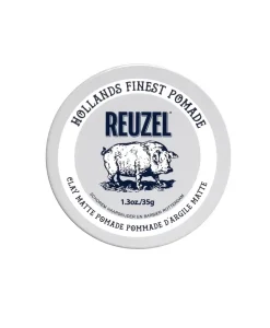 Reuzel თმის ცვილი Clay Matte სუპერ ფიქსაციით - Beard.ge